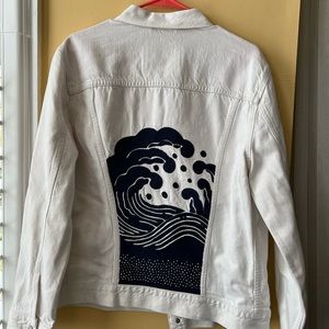 Outerknown x Levi’s Wellthread White Denim Jacket
